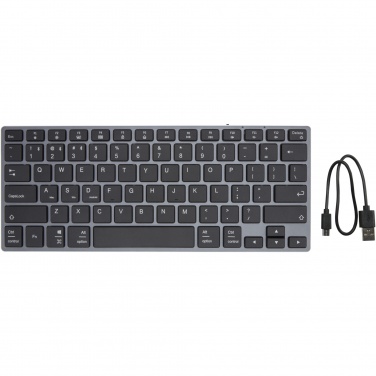 Logo trade mainoslahja kuva: Hybrid Bluetooth-tehonäppäimistö – QWERTY