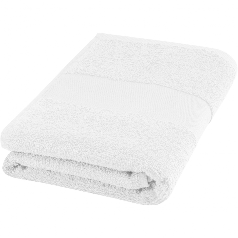 Logotrade mainoslahja tuotekuva: Charlotte puuvillainen pyyhe, 450 g/m², 50x100 cm