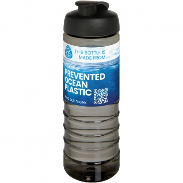 Logotrade liikelahja mainoslahja kuva: H2O Active® Eco Treble 750 ml:n juomapullo flip lid -kannella