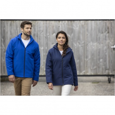 Logo trade mainoslahja ja liikelahja tuotekuva: Notus miesten topattu softshell-takki