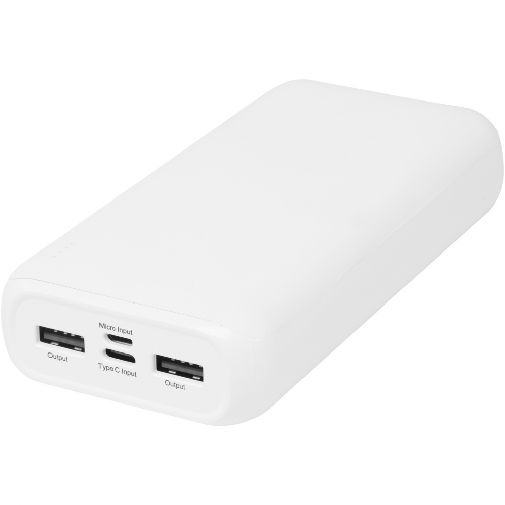 Logo trade mainostuotet tuotekuva: Electro 20 000 mAh:n varavirtalähde kierrätetystä muovista 