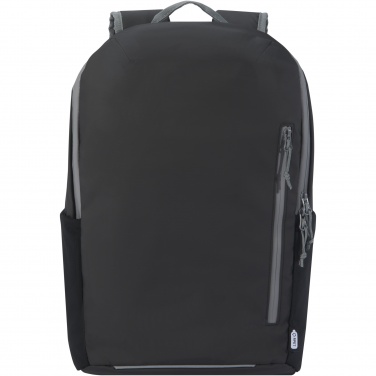 Logo trade liikelahja kuva: Aqua 15" GRS-kierrätetty vedenkestävä reppu kannettavalle tietokoneelle 21 l