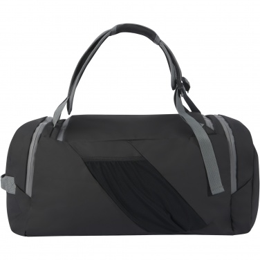 Logo trade liikelahja kuva: Aqua GRS-kierrätetty vedenkestävä duffelireppu 35 l