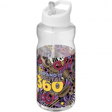 Logo trade liikelahja mainoslahja tuotekuva: H2O Active® Big Base 1 litran urheilujuomapullo kaatonokkakannella