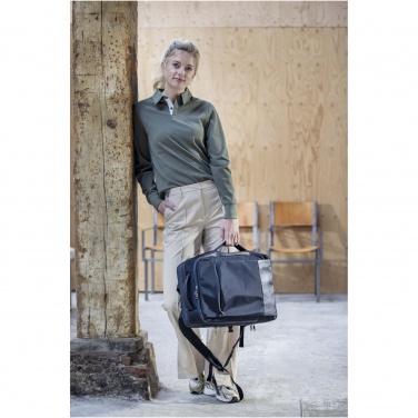 Logotrade liikelahja mainoslahja kuva: Expedition Pro 17 tuuman GRS-kierrätetystä materiaalista valmistettu laajennettava reppu kannettavalle, 35 l