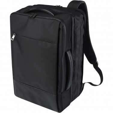 Logo trade liikelahjat tuotekuva: Expedition Pro 17 tuuman GRS-kierrätetystä materiaalista valmistettu laajennettava reppu kannettavalle, 35 l