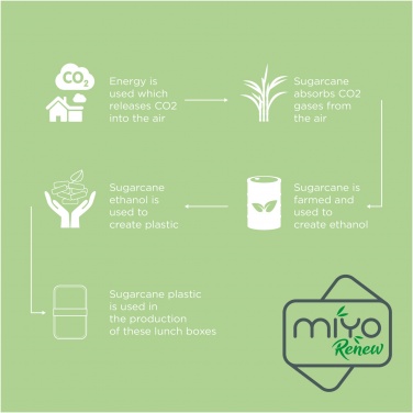 Logo trade mainoslahjat tuotekuva: MIYO Renew kaksikerroksinen lounasrasia