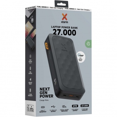 Logo trade mainoslahja ja liikelahja tuotekuva: Xtorm FS5271Fuel Series 27 000 mAh 67 W:n varavirtalähde