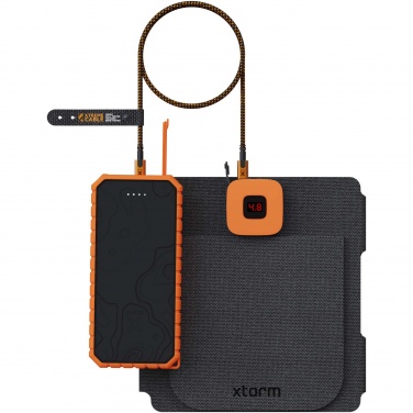 Logo trade mainoslahja kuva: Xtorm XR2S28 SolarBooster 28 W:n taitettava aurinkopaneeli