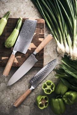 Logotrade mainoslahjat kuva: VINGA Hattasan Damascus kokkiveitsi