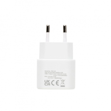 Logotrade mainostuotet kuva: Boost RCS kierrätetty PET 20W USB-C 2 kpl lataussetti