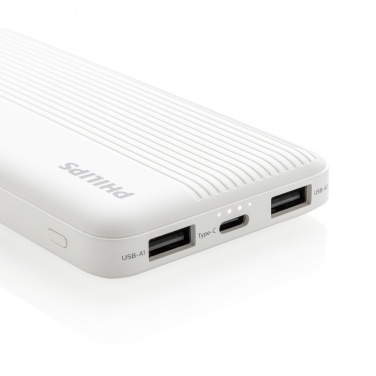 Logotrade liikelahja mainoslahja kuva: Philips 10000mAh ohut varavirtalähde