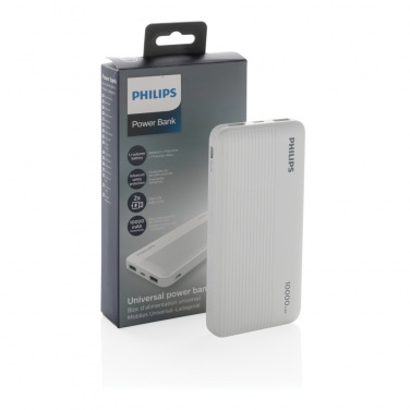 Logo trade mainostuotet tuotekuva: Philips 10000mAh ohut varavirtalähde