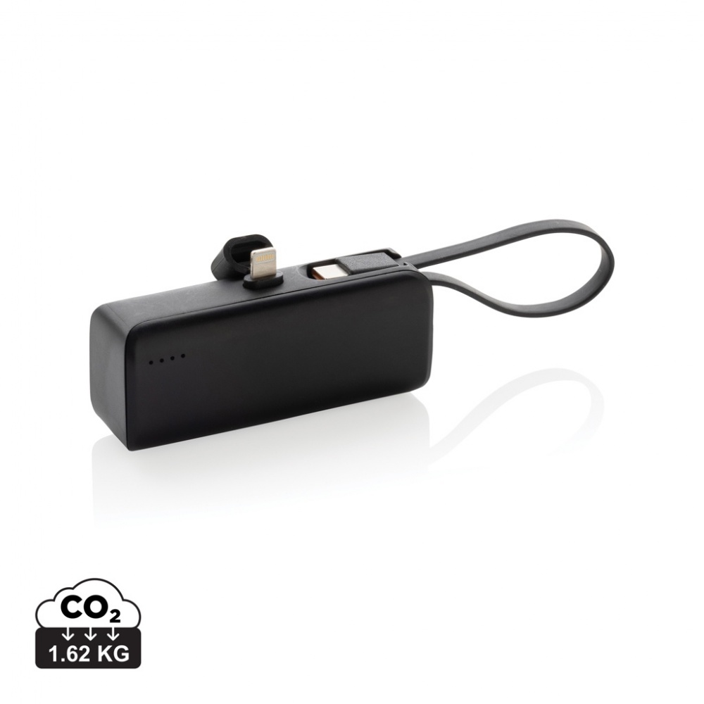Logo trade mainoslahjat ja liikelahjat kuva: Powerlink RCS 3000 mAh virtapankki iOS-liittimellä