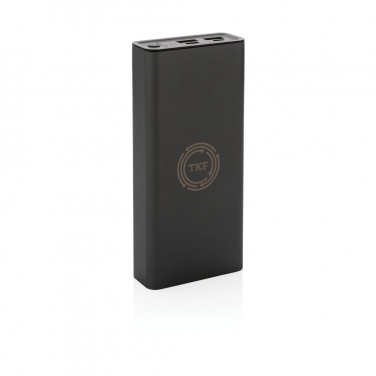 Logo trade mainoslahja ja liikelahja tuotekuva: Terra RCS alumiininen 20w 20000mAh varavirtalähde