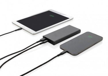 Logo trade liikelahja kuva: Terra RCS 18W virtapankki 10000mAh kierrätetystä alumiinista