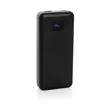 Logo trade mainoslahja ja liikelahja tuotekuva: Gridley 20000mAh 65W tietokonevirtapankki RCS muovista