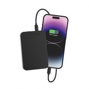 Logo trade liikelahja kuva: ComptonRCS kierrätetty muovi/alumiini10000mAh varavirtalähde