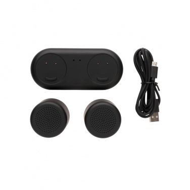 Logotrade mainostuote tuotekuva: Induktioladattava kaksoiskaiutin