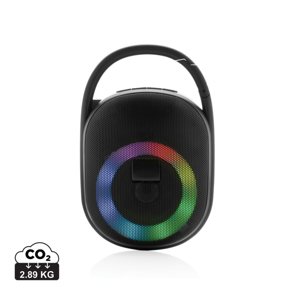Logo trade mainoslahjat tuotekuva: RCS Lightboom 5W clip-kaiutin kierrätetystä muovista