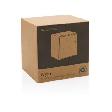 Logotrade liikelahja tuotekuva: Wynn 5W langaton bambukaiutin