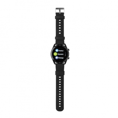 Logo trade liikelahja mainoslahja tuotekuva: RCS Fit Watch kierrätetystä TPU:stä pyöreä