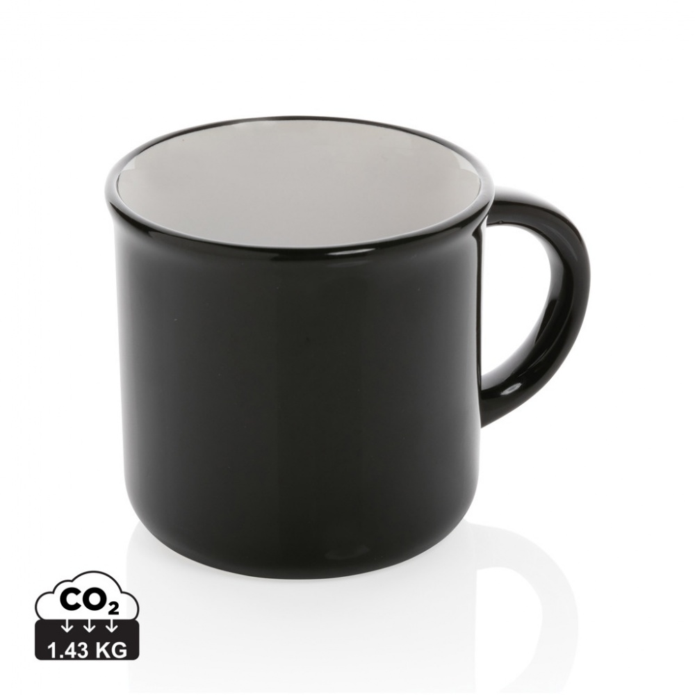 Logo trade liikelahja mainoslahja tuotekuva: Vintage keraaminen muki 280ml