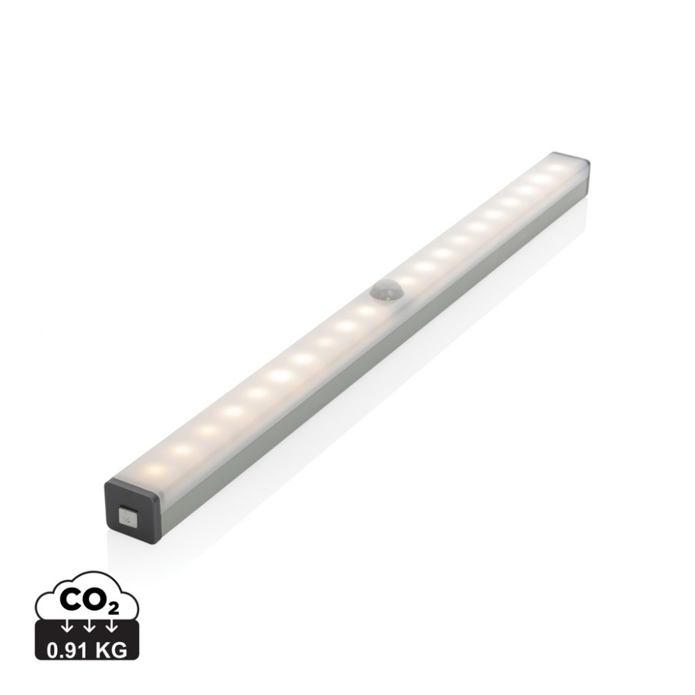 Logo trade mainoslahjat tuotekuva: USB-uudelleenladattava liiketunnistin LED-valolla large
