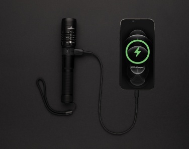 Logo trade mainostuotet tuotekuva: Gear X USB uudelleenladattava taskulamppu
