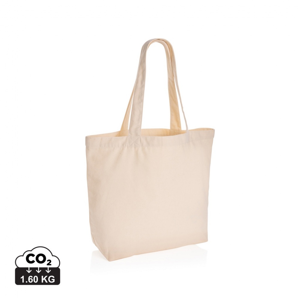 Logotrade liikelahjat kuva: Impact Aware™ 240gsm rcanvas ostoskassi taskulla värjäämätön