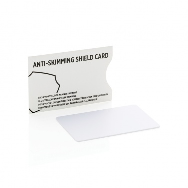 Logo trade liikelahja mainoslahja tuotekuva: Anti-skimming RFID kortti aktiivisella häirintäsirulla