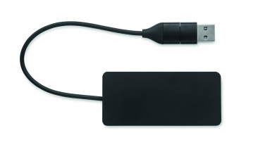 Logotrade liikelahja tuotekuva: 3 portin USB-keskitin