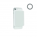 Magneettinen langaton laturi 15W, 5000 mAh, Valkoinen