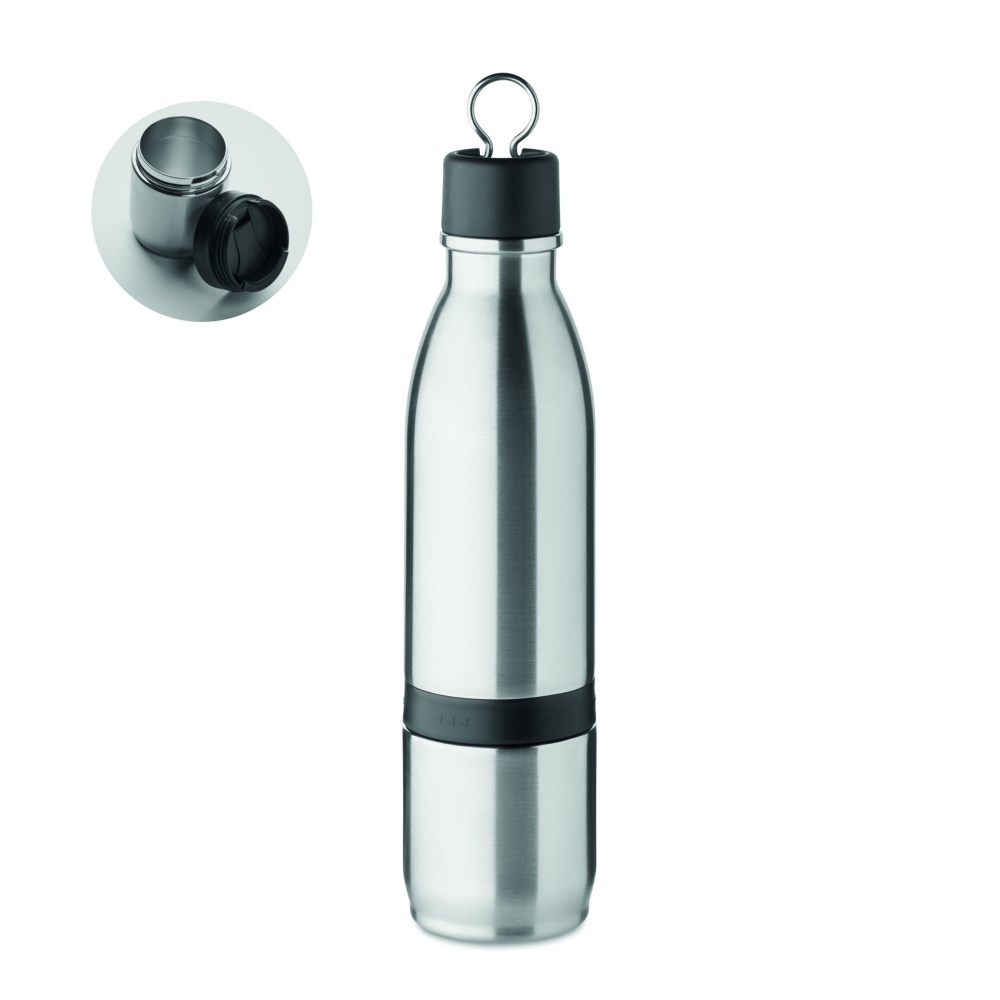 Logo trade liikelahja mainoslahja tuotekuva: 2 in 1 termospullo 500ml