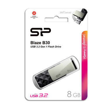Logo trade liikelahjat mainoslahjat kuva: Pendrive Silicon Power Blaze B30 3.1