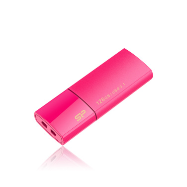 Logo trade mainoslahja kuva: Pendrive Silicon Power 3.0 Blaze B05, pinkki