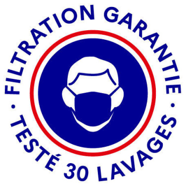 Logo trade mainoslahja kuva: MARS PRO puuvillanaamari (koko M), jossa on tasku ja HEPA-suodatin. 1380165