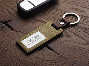 Logotrade liikelahja tuotekuva: Puinen avaimenperä 1853121