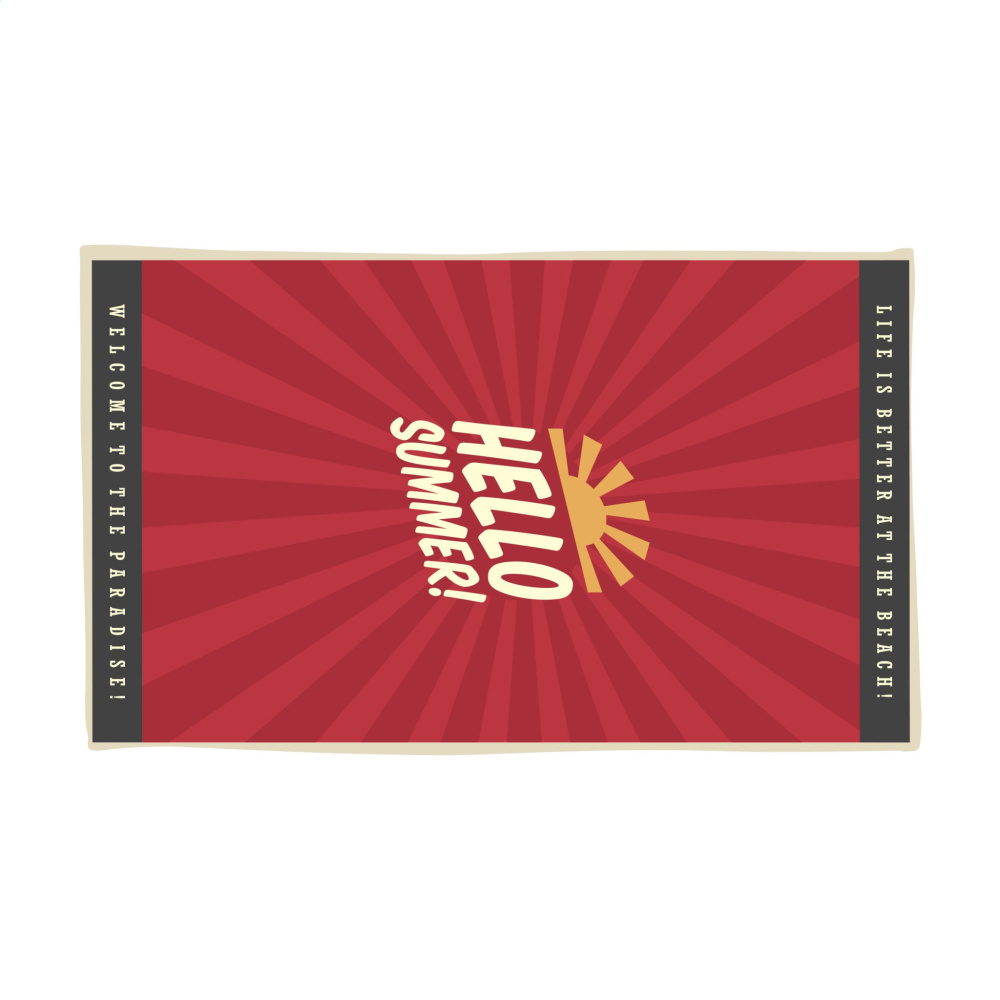Logo trade mainostuote kuva: Painettu rantapyyhe 300 g/m² 100x180