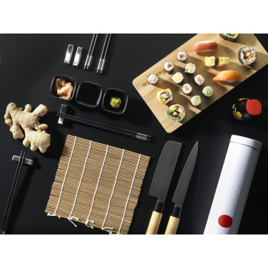 Logo trade liikelahjat tuotekuva: Temaki Bamboo Sushi Tray lahjasetti