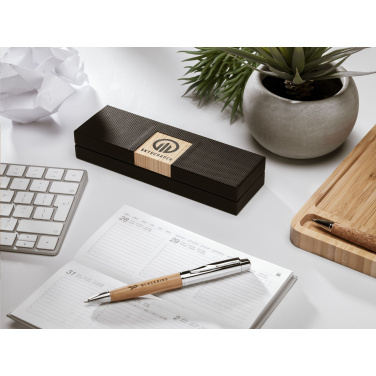 Logotrade mainoslahjat ja liikelahjat tuotekuva: Bamboo Pen Set kynät
