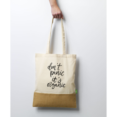 Logotrade mainoslahjat kuva: Combi Organic Shopper (160 g/m²) pussi