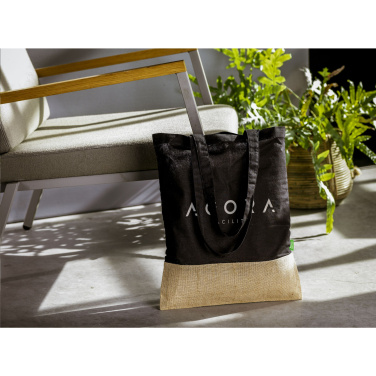 Logotrade liikelahja mainoslahja kuva: Combi Organic Shopper (160 g/m²) pussi