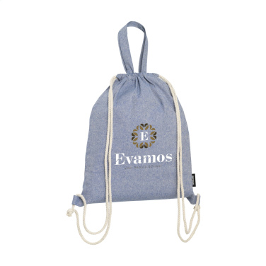 Logotrade mainoslahja tuotekuva: GRS Recycled Cotton PromoBag Plus (180 g/m²) reppu