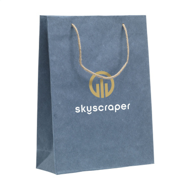 Logotrade mainoslahja tuotekuva: Leaf It Bag kierrätetty farkkukuiduilla (180 g/m²) L