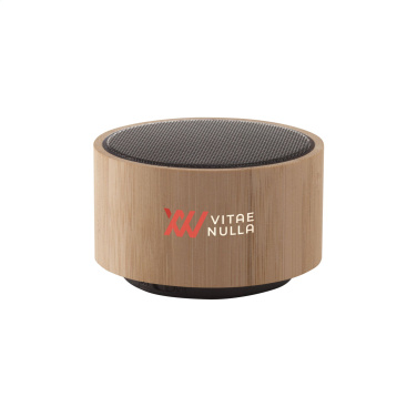 Logo trade liikelahjat mainoslahjat kuva: Langaton Wave Bamboo -kaiutin