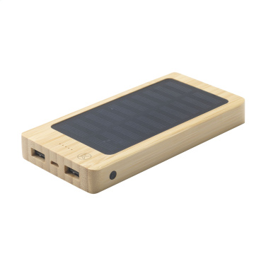 Logotrade liikelahja mainoslahja kuva: Solar Powerbank 8000+ langaton laturi