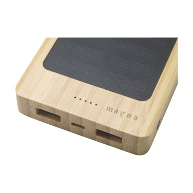 Logotrade mainostuote tuotekuva: Solar Powerbank 8000+ langaton laturi