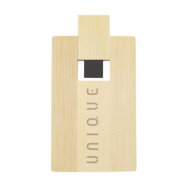 Logotrade mainoslahja ja liikelahja kuva: Luottokortti USB Bamboo 64GB
