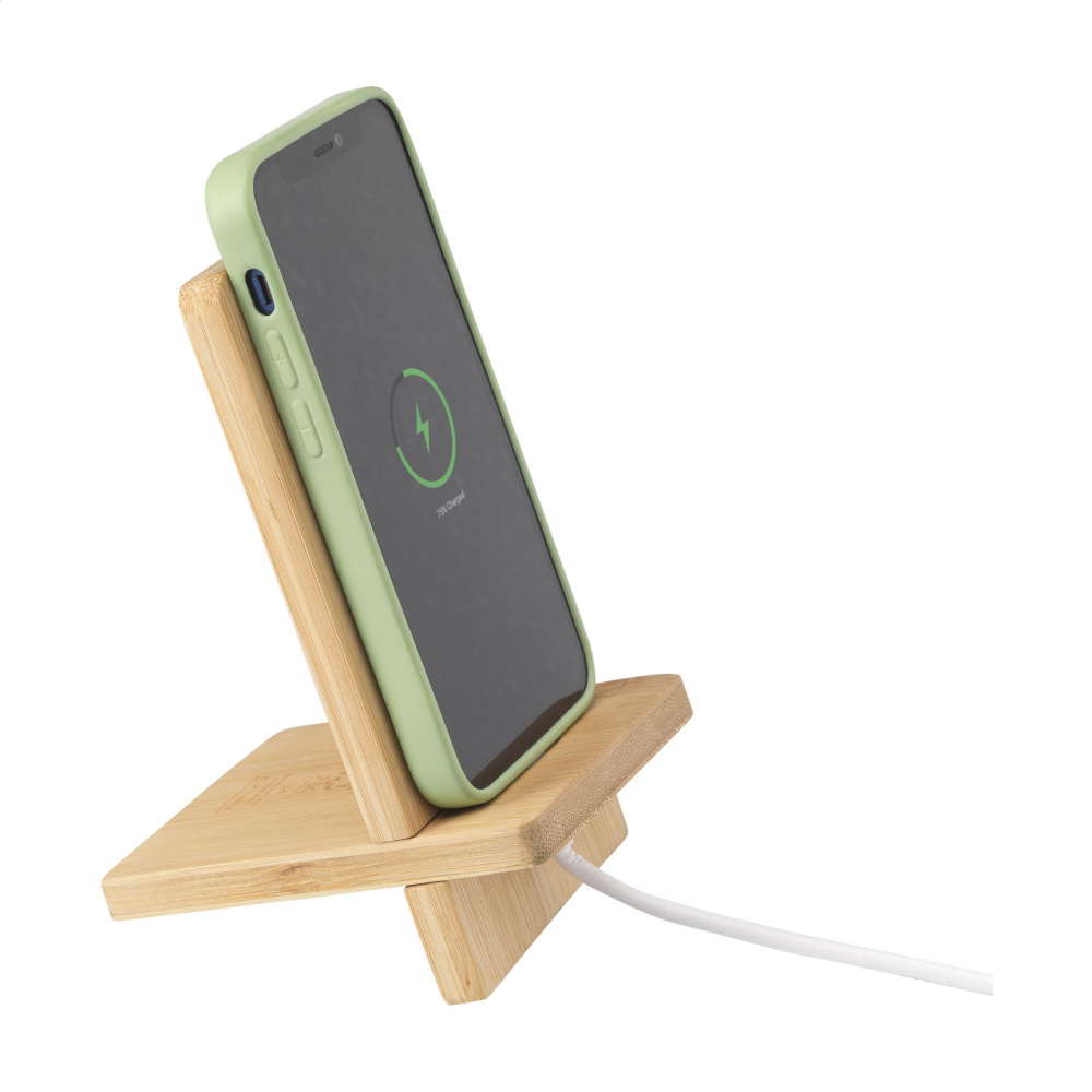 Logo trade liikelahjat mainoslahjat kuva: Miyo Bamboo puhelinteline